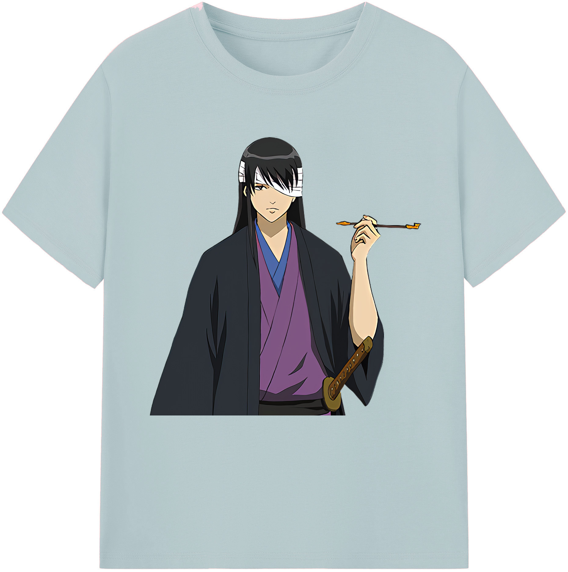 （画像用） ぎんたま 坂田銀時（さかたぎんとき） 神楽 志村新八（しむら しんぱち） GINTAMA Sakata Gintoki Kagura Shimura Shinpachi 綿100％半袖Tシャツ（フロントプリント）